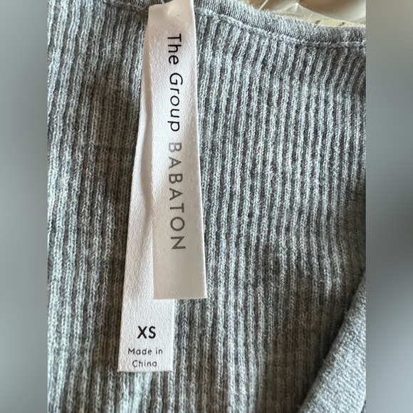 The group babaton chelsea Henley sweater dress xs Heather grey - Picture 8 of 8